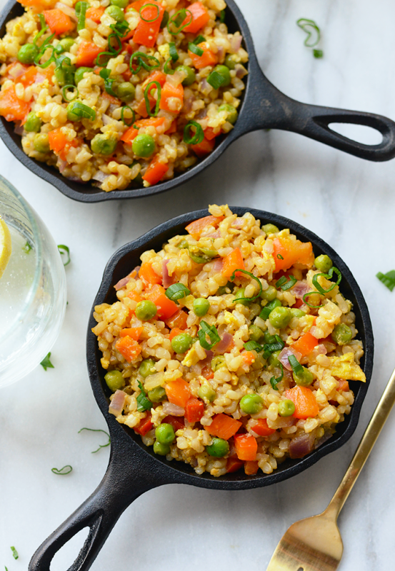 HEALTHY VEGETARIAN FRIED RICE