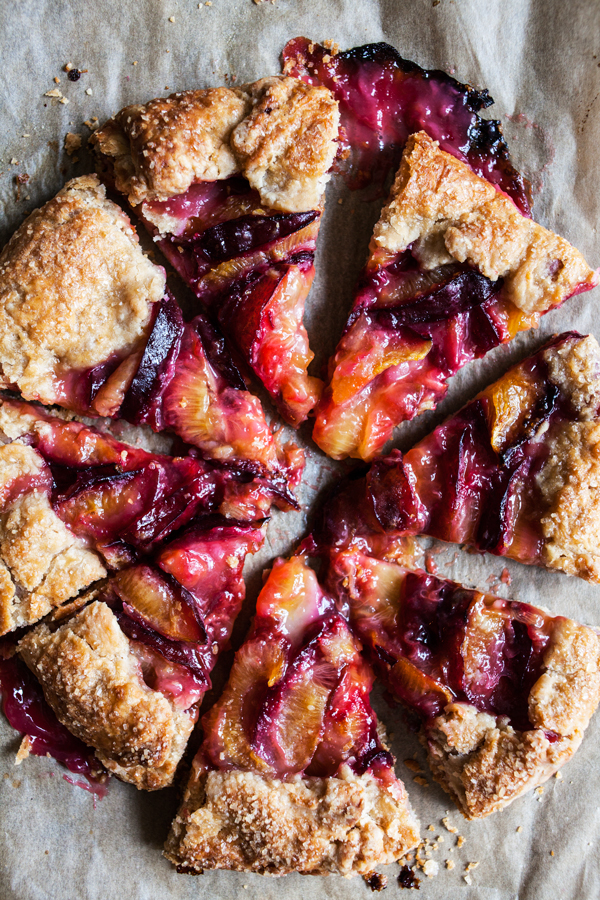 Vegan Spelt Plum Galette | The Full Helping