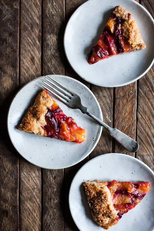 Vegan Spelt Plum Galette | The Full Helping