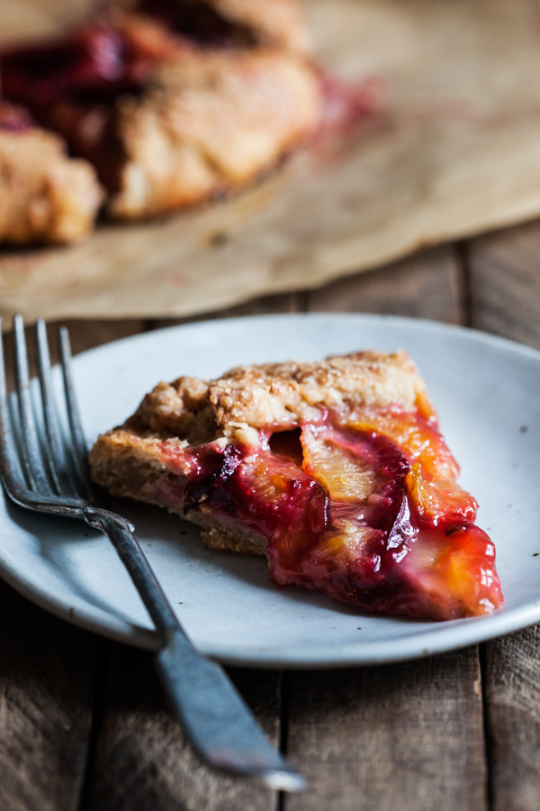 Vegan Spelt Plum Galette | The Full Helping