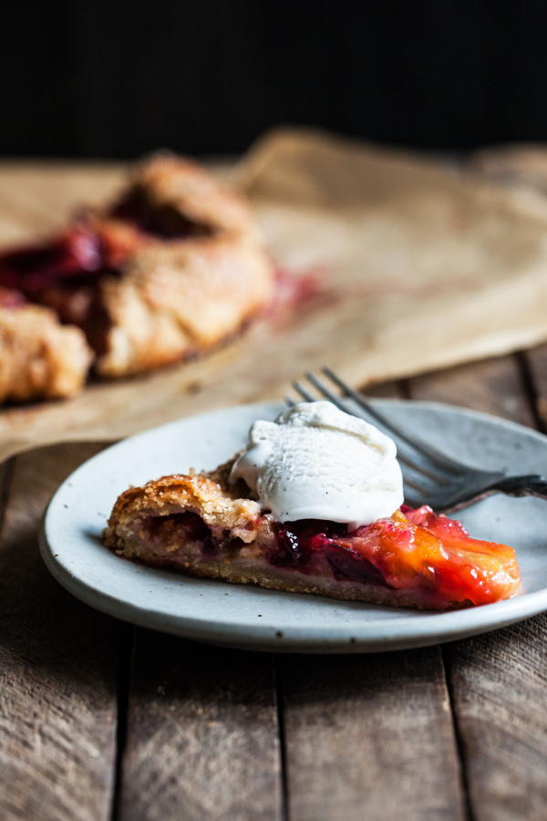 Vegan Spelt Plum Galette | The Full Helping