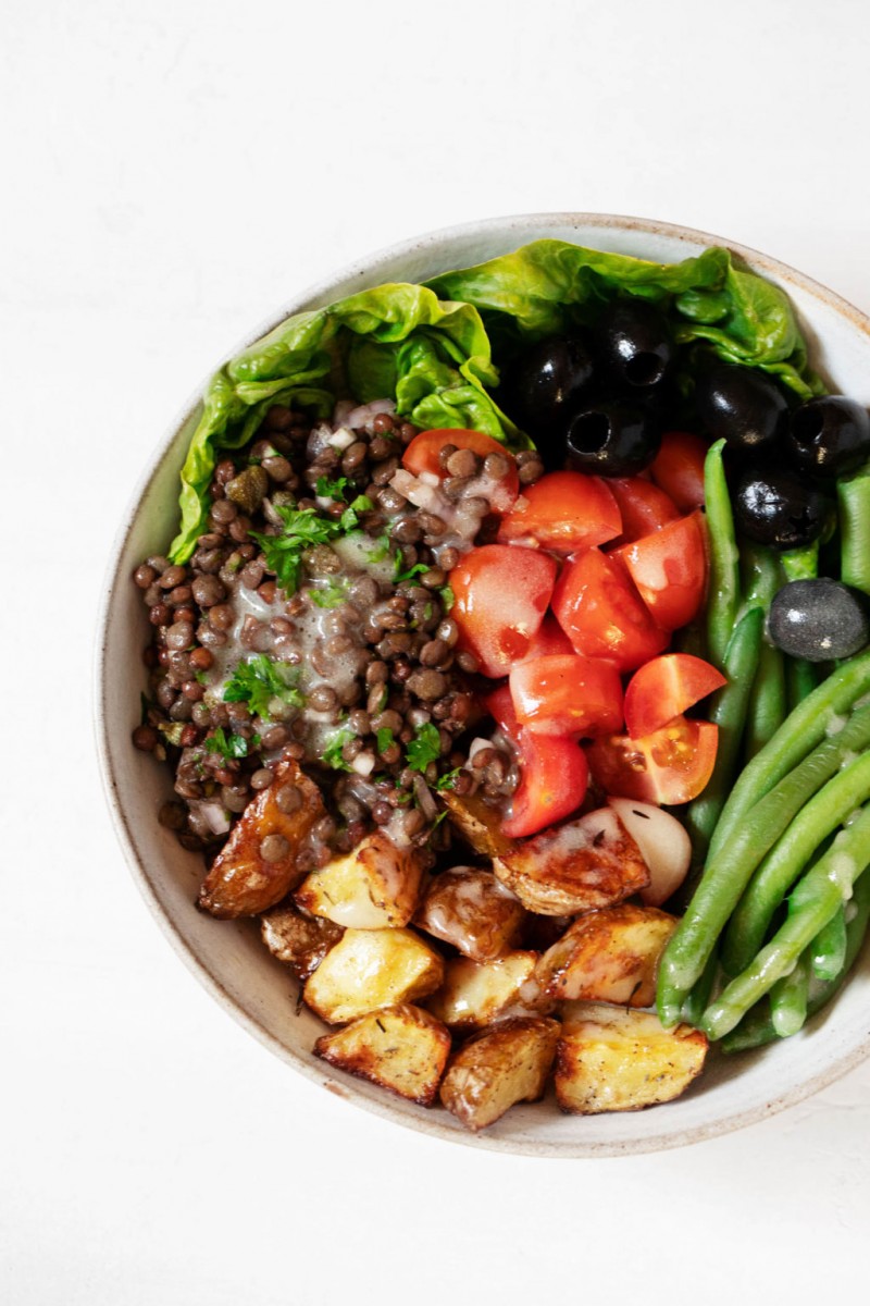 French Lentil Niçoise Salad