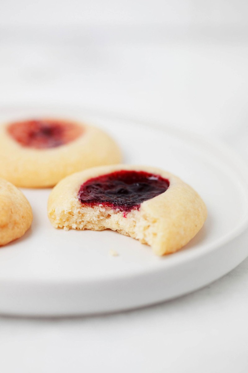 Vegan Thumbprint Cookies